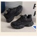 Women's Sneakers White Shoes Dad Shoes Outdoor Daily Summer Lace-up Flat Heel Round Toe Sporty Casual Walking PU Lace-up Black White