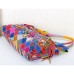 Women's Crossbody Bag Shoulder Bag Hobo Bag Cowhide Daily Holiday Tassel Zipper Color Block Flower Rainbow