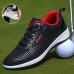 Men's Sneakers Sporty Look Running Golf Walking Sporty Casual Outdoor Daily EVA Breathable Comfortable Slip Resistant Lace-up Black White Blue Slogan Spring Fall