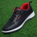 Men's Sneakers Sporty Look Running Golf Walking Sporty Casual Outdoor Daily EVA Breathable Comfortable Slip Resistant Lace-up Black White Blue Slogan Spring Fall