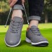 Men's Sneakers Sporty Look Running Golf Walking Sporty Casual Outdoor Daily EVA Breathable Comfortable Slip Resistant Lace-up Black White Blue Slogan Spring Fall