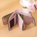 Fashion Women's Short Wallets PU Leather Matte Small Casual Coin Purse Zipper Money Bag Hasp Clutch Credit Card Holder Clip