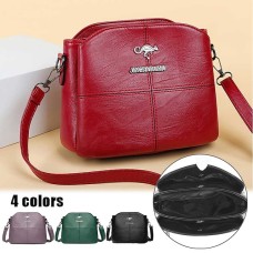 Women's Crossbody Bag Shoulder Bag Hobo Bag PU Leather Shopping Daily Zipper Large Capacity Waterproof Durable Solid Color Violets Black Red