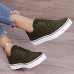 Women's Sneakers Plus Size White Shoes Outdoor Daily Solid Color Solid Colored Summer Lace-up Flat Heel Round Toe Sporty Casual Walking PU Lace-up Dark Brown Black White