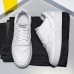 Men's Sneakers Retro White Shoes Walking Casual Daily Leather Comfortable Booties / Ankle Boots Loafer White Gray Spring Fall