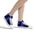 Women's Sneakers Print Shoes Canvas Shoes Daily Cat Striped Flat Heel Classic Casual Comfort Canvas Lace-up White Red Royal Blue