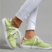 Women's Sneakers Canvas Shoes Plus Size Canvas Shoes Outdoor Solid Color Summer Flat Heel Round Toe Fashion Casual Walking Canvas Lace-up White Pink Light Green