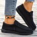 Women's Sneakers Plus Size Canvas Shoes Comfort Shoes Outdoor Daily Solid Color Summer Flat Heel Round Toe Fashion Sporty Casual Walking Canvas Lace-up Black White Blue