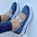 Women's Sneakers Loafers Plus Size Platform Loafers Outdoor Daily Solid Color Summer Wedge Heel Round Toe Casual Comfort Minimalism Tissage Volant Loafer Black White Pink