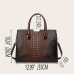 Women's Handbag Bag Set Shoulder Bag PU Leather Office Holiday Zipper Large Capacity Waterproof Durable Solid Color Light Brown Black Beige