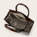 Women's Handbag Bag Set Shoulder Bag PU Leather Office Holiday Zipper Large Capacity Waterproof Durable Solid Color Light Brown Black Beige