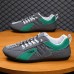 Men's Sneakers Comfort Shoes Casual Outdoor Daily Faux Leather Breathable Loafer Gray Green Black White Color Block Summer Spring