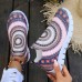 Women's Ethnic Graphic Print Comfortable and Lightweight Slip-On Flyknit Sneakers