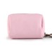 Women's Girls' Makeup Bag Coin Purse Cosmetic Bag Polyester Daily Travel Solid Color Pure black Ashes Black outside and red inside