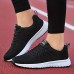 Women's Sneakers Plus Size Platform Sneakers Outdoor Daily Color Block Summer Flat Heel Round Toe Fashion Sporty Casual Running Walking Tissage Volant Lace-up Black White Pink