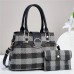 Women's Handbag Shoulder Bag PU Leather Shopping Daily Buttons Large Capacity Plaid Earth Yellow Black Pink