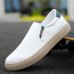 Men's Sneakers Dress Loafers Walking Casual Daily Canvas Breathable Loafer Black White Green Spring Fall