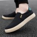 Men's Sneakers Dress Loafers Walking Casual Daily Canvas Breathable Loafer Black White Green Spring Fall