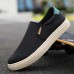 Men's Sneakers Dress Loafers Walking Casual Daily Canvas Breathable Loafer Black White Green Spring Fall