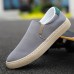 Men's Sneakers Dress Loafers Walking Casual Daily Canvas Breathable Loafer Black White Green Spring Fall