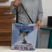 Women's Tote Shoulder Bag Canvas Tote Bag Polyester Shopping Daily Holiday Print Large Capacity Foldable Lightweight Cat Letter Pink Blue Green