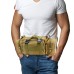 Fanny Pack Waist Bag / Waist pack Hiking Sling Backpack Breathable Wearable Multifunctional Lightweight Durable Outdoor Fishing Hiking Climbing Military Oxford Cloth ACU Color CP Color Jungle