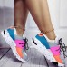 Women's Sneakers Plus Size Fantasy Shoes Wedge Sneakers Outdoor Daily Color Block Summer Wedge Heel Round Toe Fashion Sporty Casual Running Tennis Shoes Walking PU Leather Polyester Lace-up Leopard