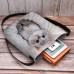 Women's Crossbody Bag Shoulder Bag Fluffy Bag Polyester Shopping Daily Holiday Print Large Capacity Lightweight Durable Cat White Yellow Grey