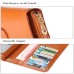 Women's Wallet Credit Card Holder Wallet PU Leather Shopping Daily Zipper Lightweight Durable Anti-Dust Solid Color Wine Dark Brown Black