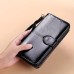 Women's Wallet Credit Card Holder Wallet PU Leather Shopping Daily Zipper Lightweight Durable Anti-Dust Solid Color Wine Dark Brown Black