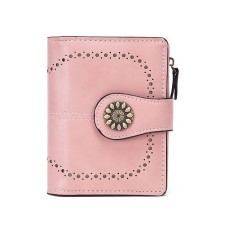 Women's Wallet Coin Purse Mobile Phone Bag Credit Card Holder Wallet PU Leather Shopping Daily Zipper Large Capacity Breathable Durable Solid Color Black Pink Wine