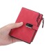 Women's Wallet PU Leather Daily Office & Career Embossed Solid Color Dark Brown Wine Black