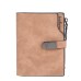 Women's Wallet PU Leather Daily Office & Career Embossed Solid Color Dark Brown Wine Black