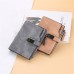 Women's Wallet PU Leather Daily Office & Career Embossed Solid Color Dark Brown Wine Black