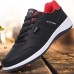 Men's Sneakers Sporty Look Running Walking Business Sporty Casual Outdoor Daily PU Breathable Black Blue Summer Spring