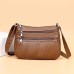 Women's Crossbody Bag Shoulder Bag Mobile Phone Bag PU Leather Shopping Daily Adjustable Large Capacity Lightweight Solid Color Black Brown