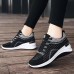 Women's Sneakers Pink Shoes Height Increasing Shoes Flyknit Shoes Outdoor Daily Color Block Summer Hidden Heel Round Toe Sporty Casual Minimalism Running Walking Tissage Volant Lace-up Black Pink Grey