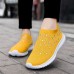 Women's Sneakers Slip-Ons Plus Size Slip-on Sneakers Outdoor Daily Beach Color Block Summer Rhinestone Flat Heel Round Toe Classic Casual Running Walking Tissage Volant Loafer Rainebow Black White