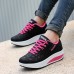 Women's Sneakers Height Increasing Shoes Platform Sneakers Comfort Shoes Outdoor Athletic Daily Color Block Platform Round Toe Sporty Casual Running Walking Microfiber Lace-up Black Yellow Blue