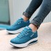 Women's Sneakers Height Increasing Shoes Platform Sneakers Comfort Shoes Outdoor Athletic Daily Color Block Platform Round Toe Sporty Casual Running Walking Microfiber Lace-up Black Yellow Blue