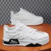 Men's Trainers Athletic Shoes Skate Shoes White Shoes Walking Casual Athletic Elastic Fabric Lace-up Black / White Black White Spring