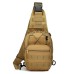 Tactical Sling Shoulder Chest Bag 16L Military Molle Waterproof Multi-Functional Crossbody Shoulder Backpack Handbag For Hiking Walking Bike Riding Camping Outdoor Sports