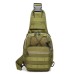 Tactical Sling Shoulder Chest Bag 16L Military Molle Waterproof Multi-Functional Crossbody Shoulder Backpack Handbag For Hiking Walking Bike Riding Camping Outdoor Sports