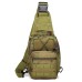 Tactical Sling Shoulder Chest Bag 16L Military Molle Waterproof Multi-Functional Crossbody Shoulder Backpack Handbag For Hiking Walking Bike Riding Camping Outdoor Sports