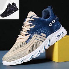 Men's Sneakers Comfort Shoes Walking Vintage Casual Outdoor Daily Knit Warm Height Increasing Comfortable Lace-up Black And White Milan Black Fall Winter