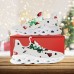 Men's Xmas Christmas evening suit Fun 3D graphic print Comfortable shock absorption Lace-up fly knit sneakers