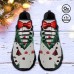 Men's Xmas Christmas evening suit Fun 3D graphic print Comfortable shock absorption Lace-up fly knit sneakers