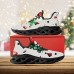 Men's Xmas Christmas evening suit Fun 3D graphic print Comfortable shock absorption Lace-up fly knit sneakers