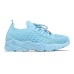 Women's Sneakers Slip-Ons Pink Shoes Plus Size Flyknit Shoes Outdoor Daily Solid Color Flat Heel Round Toe Sporty Casual Minimalism Running Walking Tissage Volant Lace-up Light Blue Black White