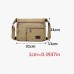 Men's Crossbody Bag Shoulder Bag Canvas Tote Bag Canvas Office Daily Zipper Adjustable Large Capacity Breathable Solid Color Black Blue khaki